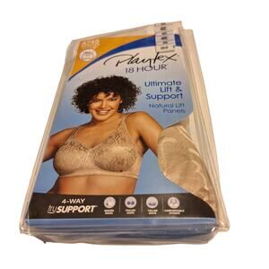 Playtex 18 Hour Ultimate Lift and Support Bra Sz 40C Nude